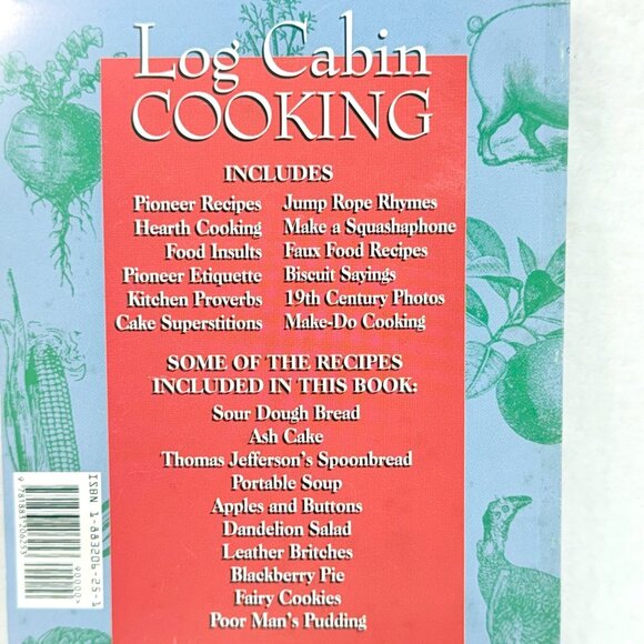 Log Cabin Cooking By Barbara Swell Pioneer Recipes & Food Lore Book (1996) - Picture 5 of 5